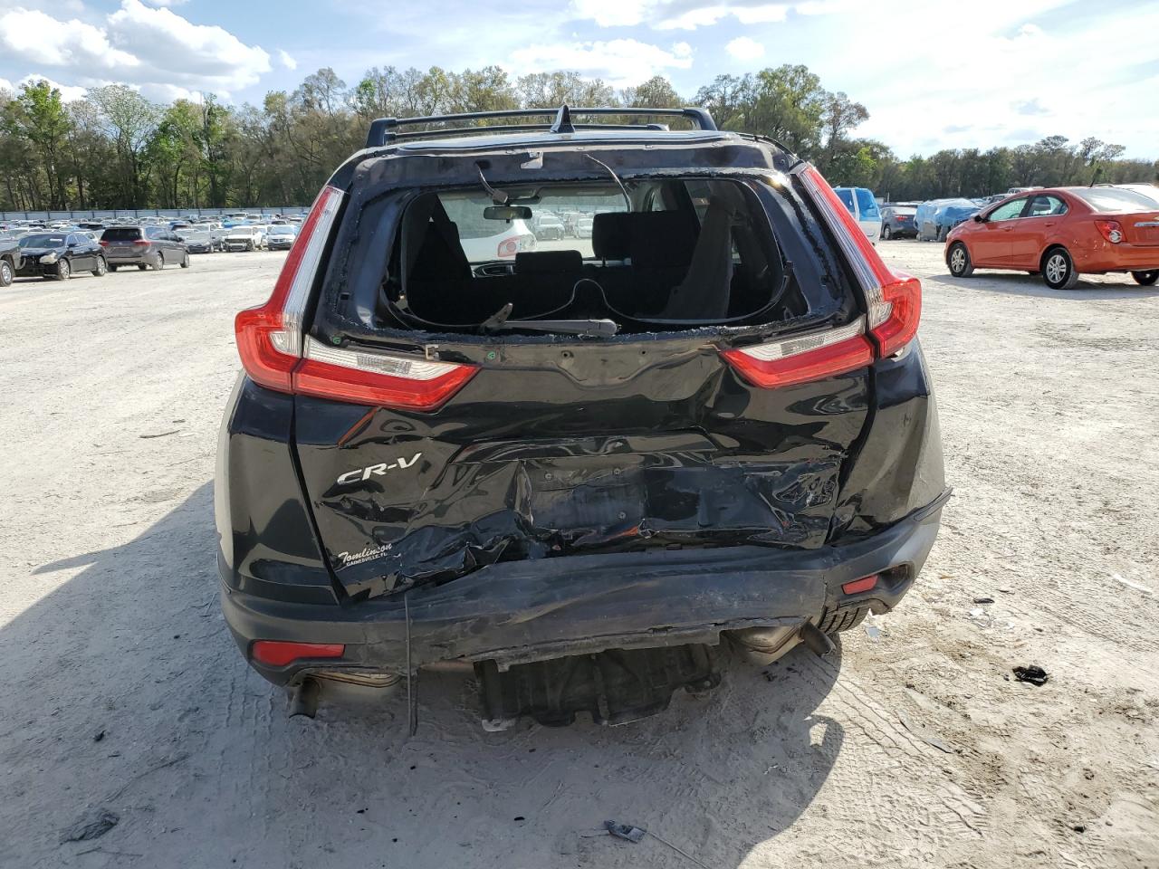 2018 Honda CR-V VIN 7FARW1H50JE021515 Copart auction photo, front end / rear end damage thumbnail 6