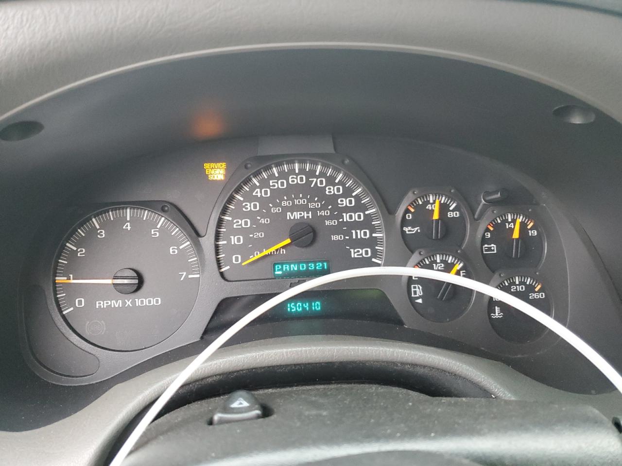 2003 Chevrolet TrailBlazer VIN 1GNDT13S632104116 Copart auction photo, front end / rear end damage thumbnail 9
