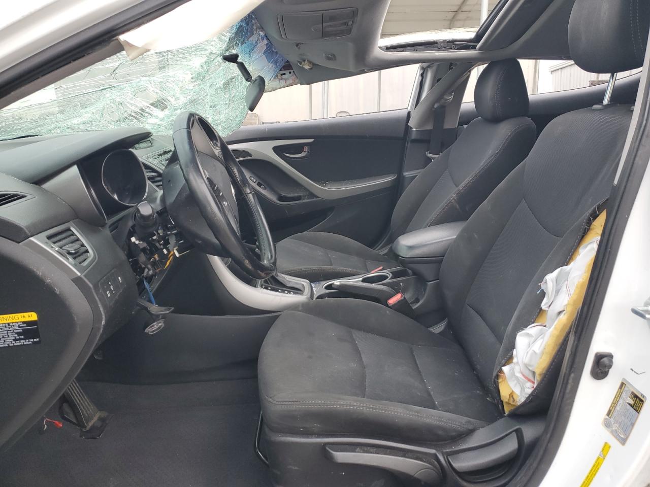 2015 Hyundai Elantra VIN 5NPDH4AE0FH587811 Copart auction photo, rollover / stripped damage thumbnail 7