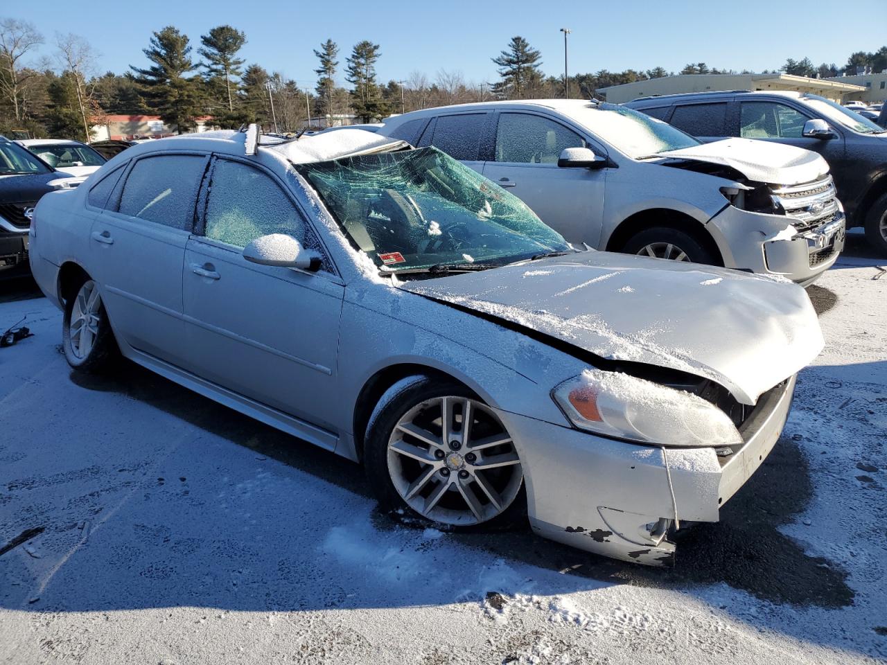 2011 Chevrolet Impala VIN 2G1WC5EM5B1105398 Copart auction photo, all over damage thumbnail 4