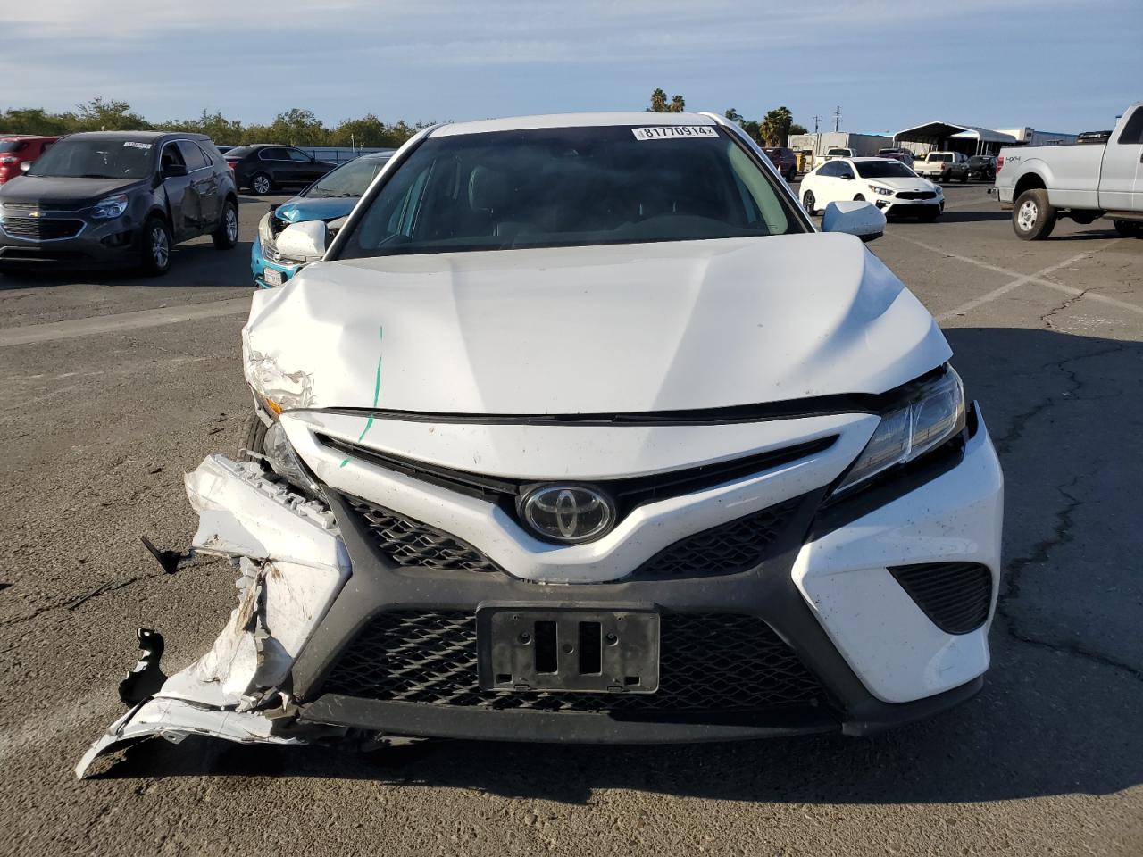 2019 Toyota Camry VIN 4T1B11HKXKU852302 Copart auction photo, front end / undercarriage damage thumbnail 5