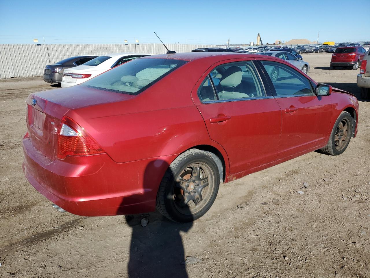2010 Ford Fusion VIN 3FAHP0HA0AR275452 Copart auction photo, front end / hail damage thumbnail 3