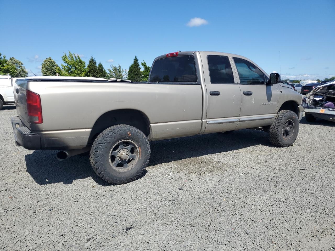 2005 Dodge RAM VIN 3D7KS28C75G782335 Copart auction photo, burn - engine damage thumbnail 3
