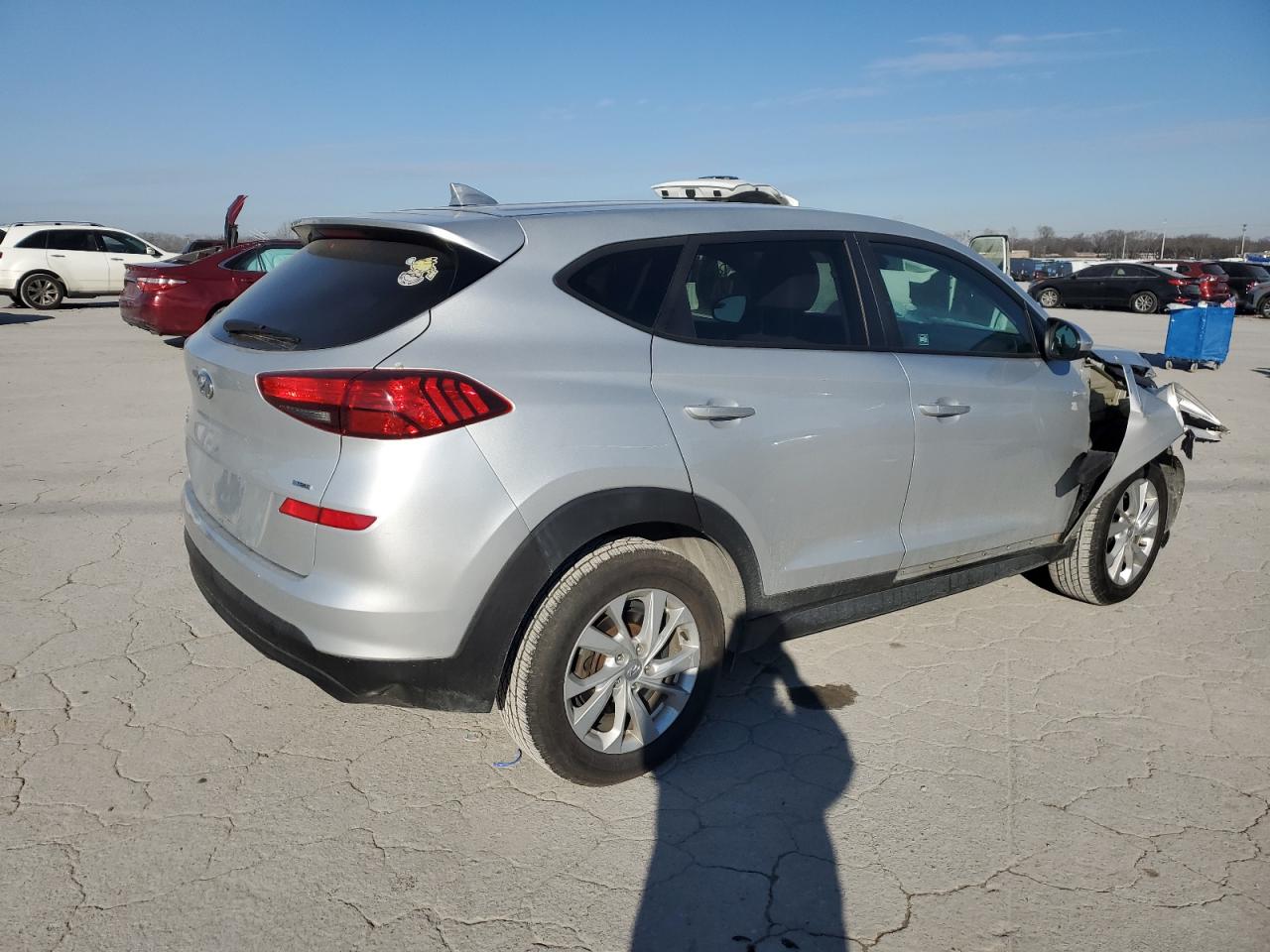 2019 Hyundai Tucson VIN KM8J2CA40KU886135 Copart auction photo, front end damage thumbnail 3