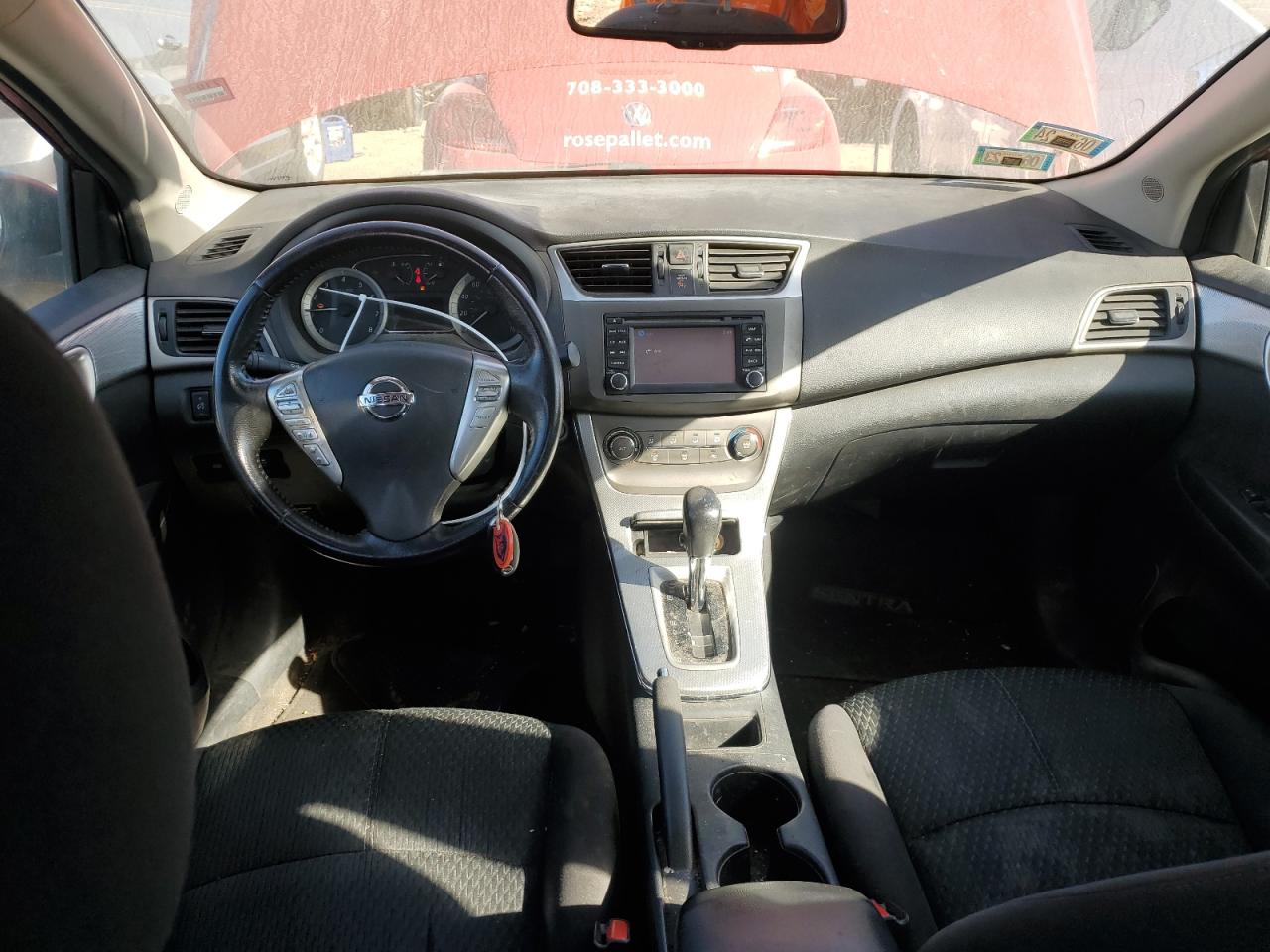 2013 Nissan Sentra VIN 3N1AB7AP8DL564459 Copart auction photo, rear end damage thumbnail 8