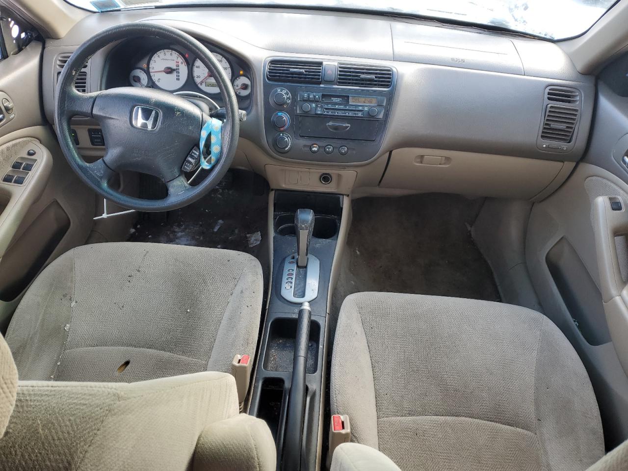 2002 Honda Civic VIN 2HGES16692H566160 Copart auction photo, front end damage thumbnail 8