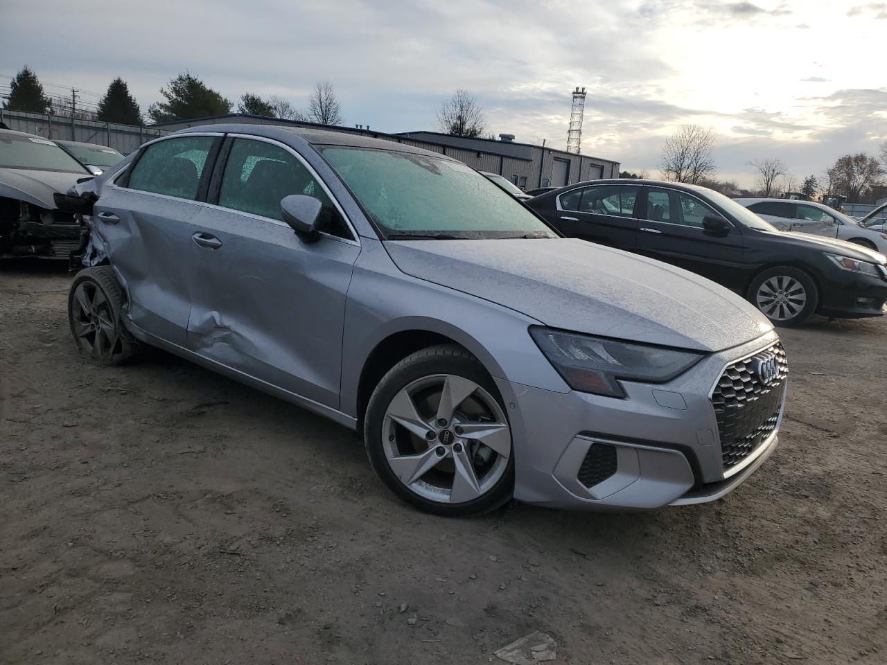 2022 Audi A3 VIN WAUAUDGY3NA076855 Copart auction photo, rear end / undercarriage damage thumbnail 4