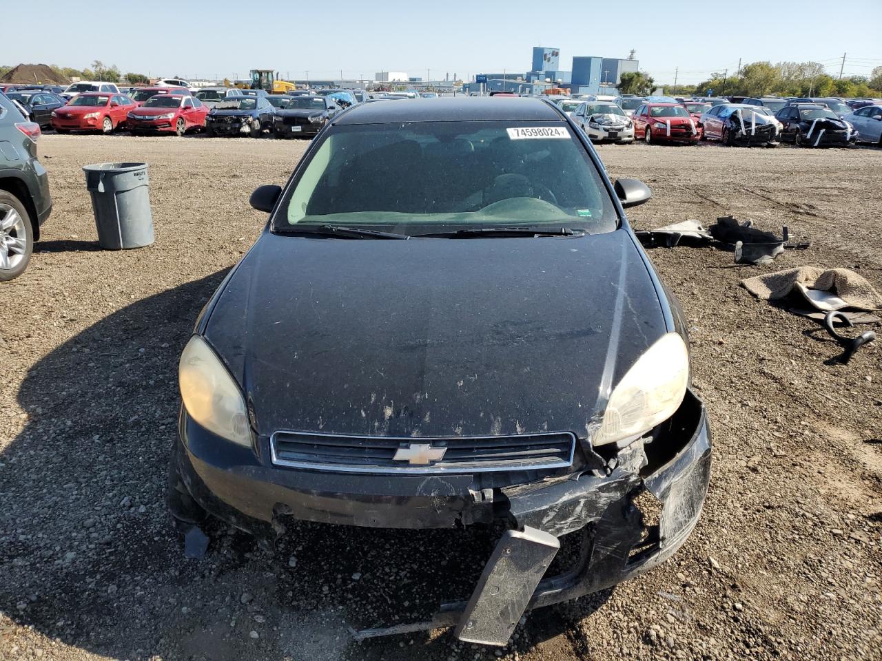 2010 Chevrolet Impala VIN 2G1WA5EK5A1203950 Copart auction photo, side / front end damage thumbnail 5