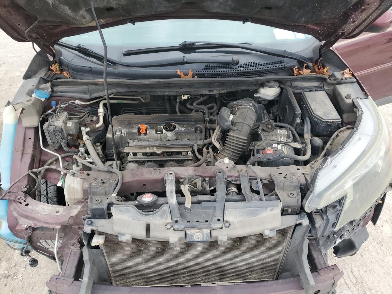 2013 Honda CR-V VIN 5J6RM4H78DL057145 Copart auction photo, front end damage thumbnail 12