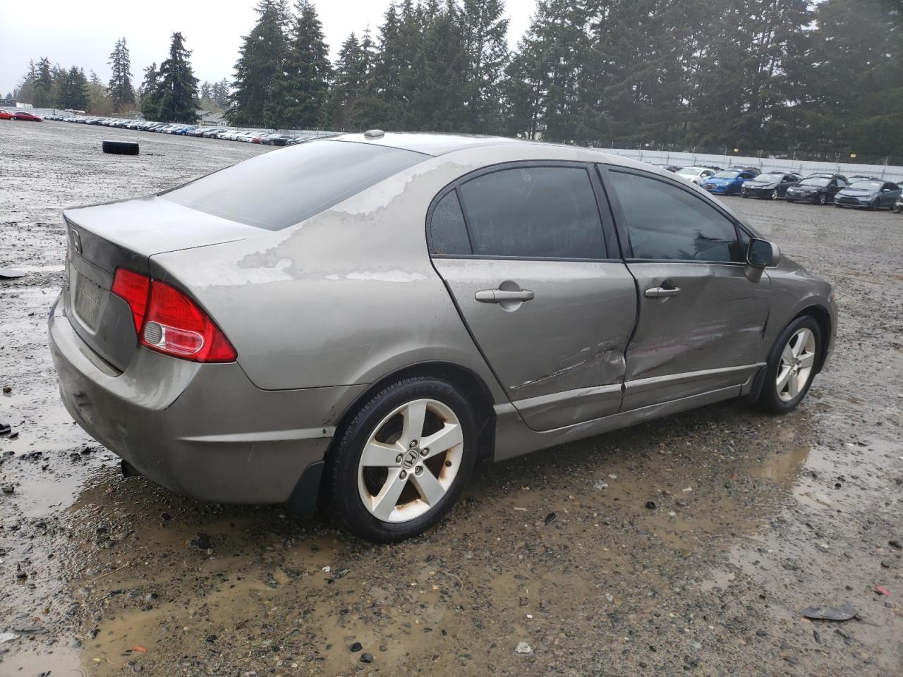 2008 Honda Civic VIN 2HGFA16848H513948 Copart auction photo, side damage thumbnail 3