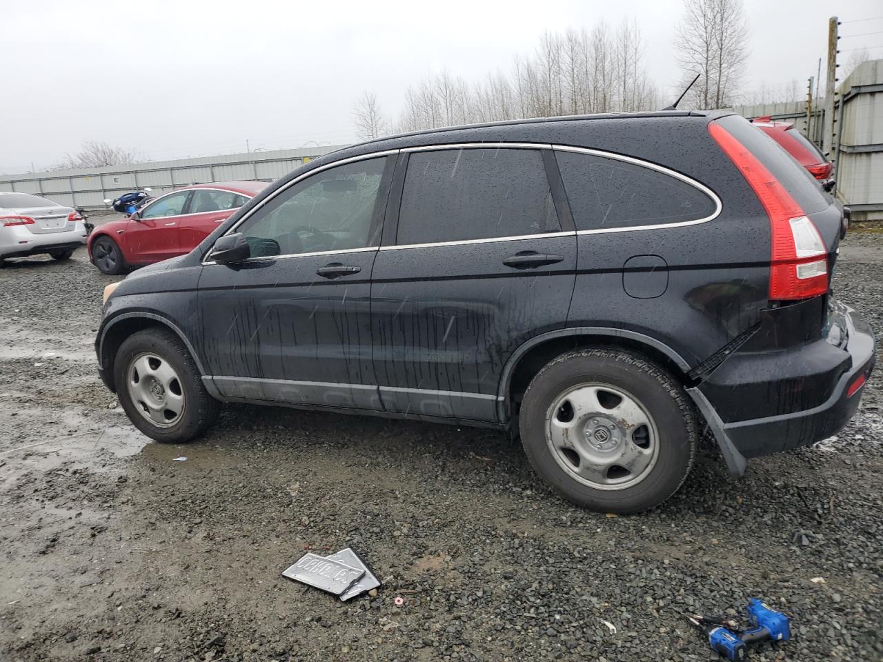 2009 Honda CR-V VIN 5J6RE38379L009440 Copart auction photo, rear end damage thumbnail 2