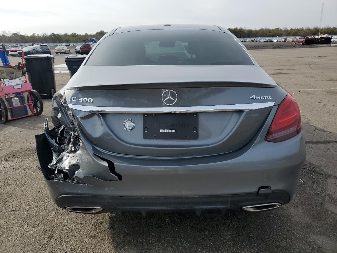 2020 Mercedes-Benz C-klasse VIN W1KWF8EBXLR573639 Copart auction photo, rear end / minor dent/scratches damage thumbnail 6