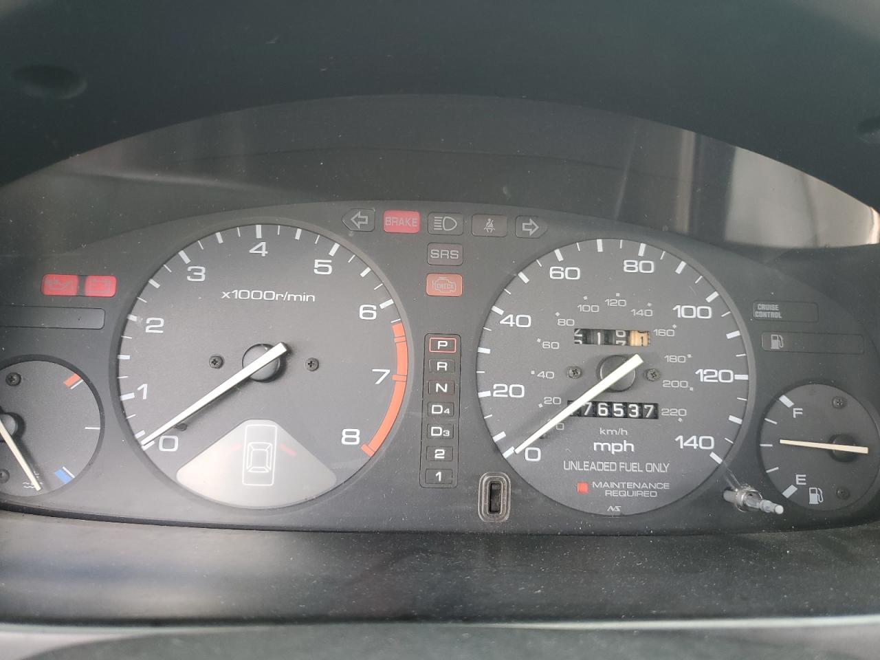 1996 Honda Accord VIN 1HGCD7234TA016669 Copart auction photo, front end / side damage thumbnail 9