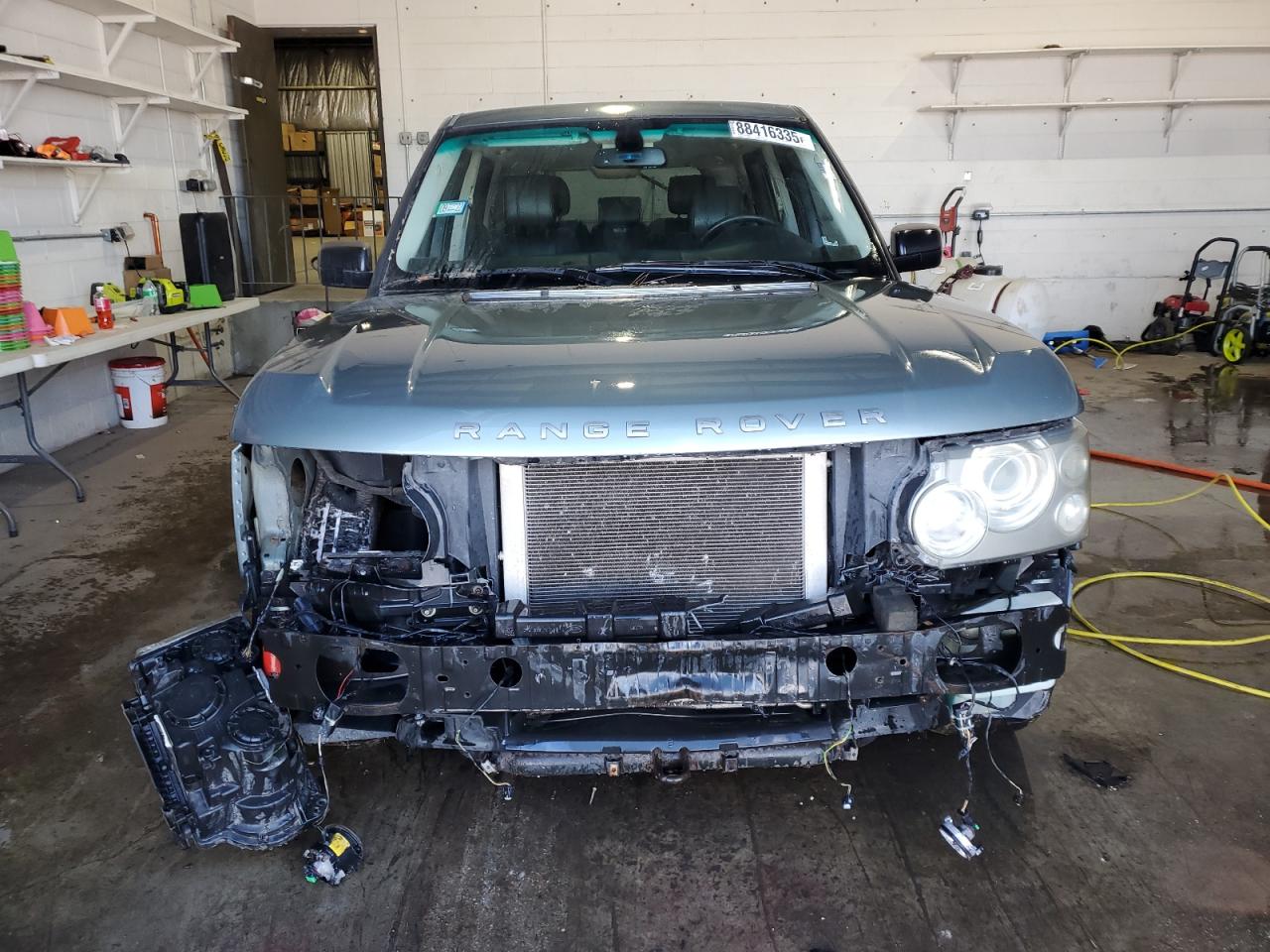 2007 Land Rover Range Rover VIN SALMF13447A247281 Copart auction photo, front end damage thumbnail 5