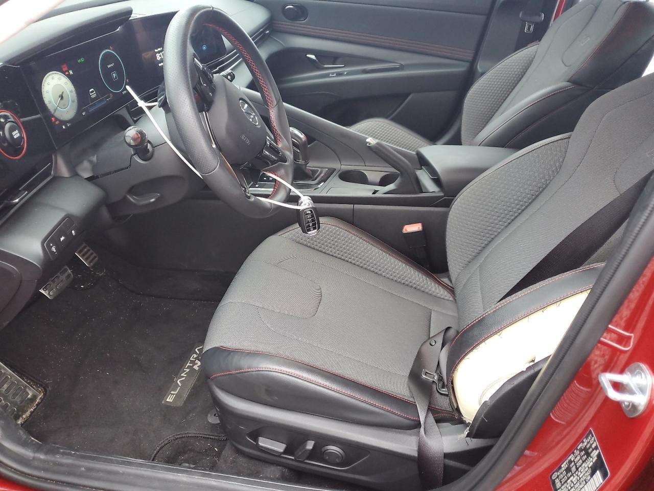 2023 Hyundai Elantra VIN KMHLR4AF1PU625437 Copart auction photo, side damage thumbnail 7