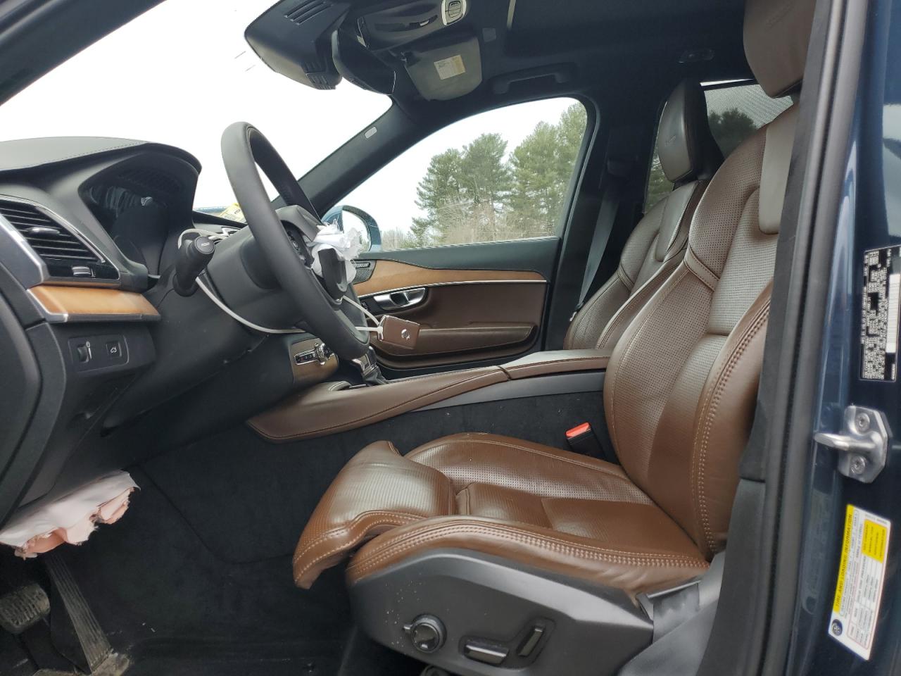 2019 Volvo XC90 VIN YV4A22PL9K1478647 Copart auction photo, front end / rear end damage thumbnail 7