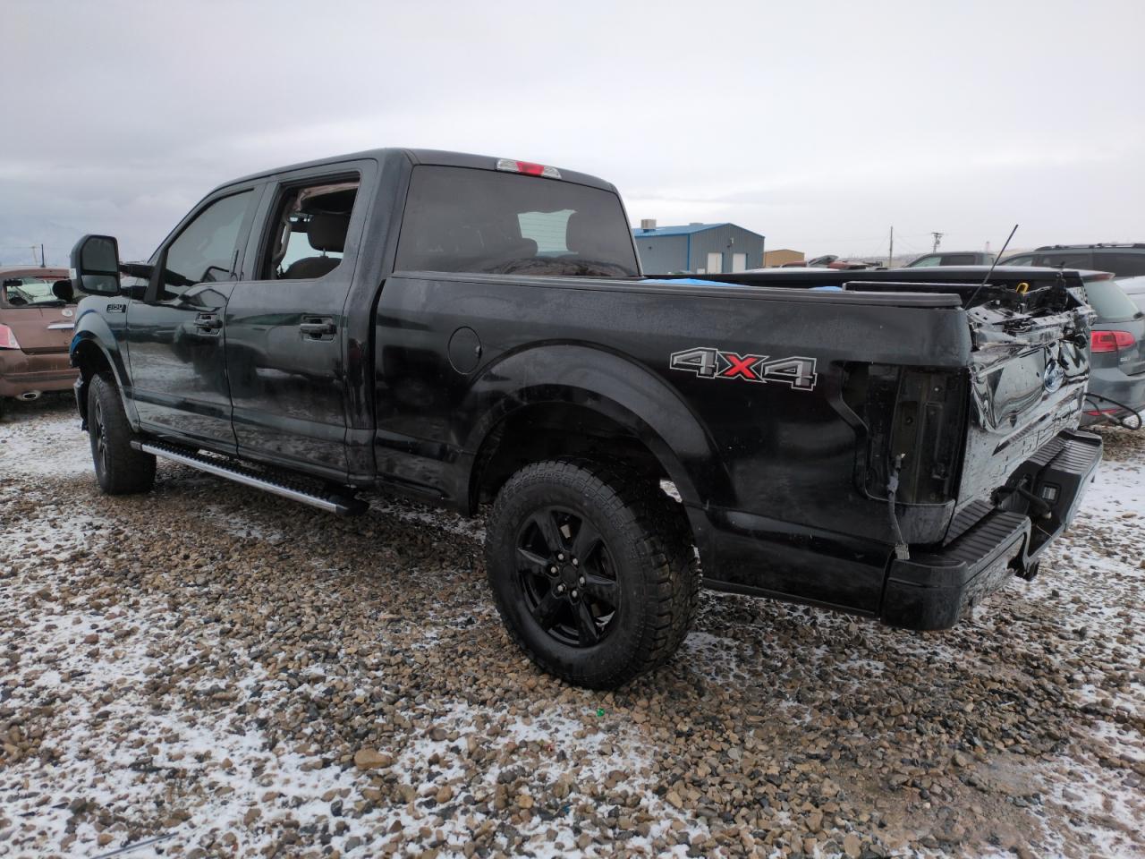 2018 Ford F-150 VIN 1FTFW1EG3JKF92522 Copart auction photo, side / rear end damage thumbnail 2