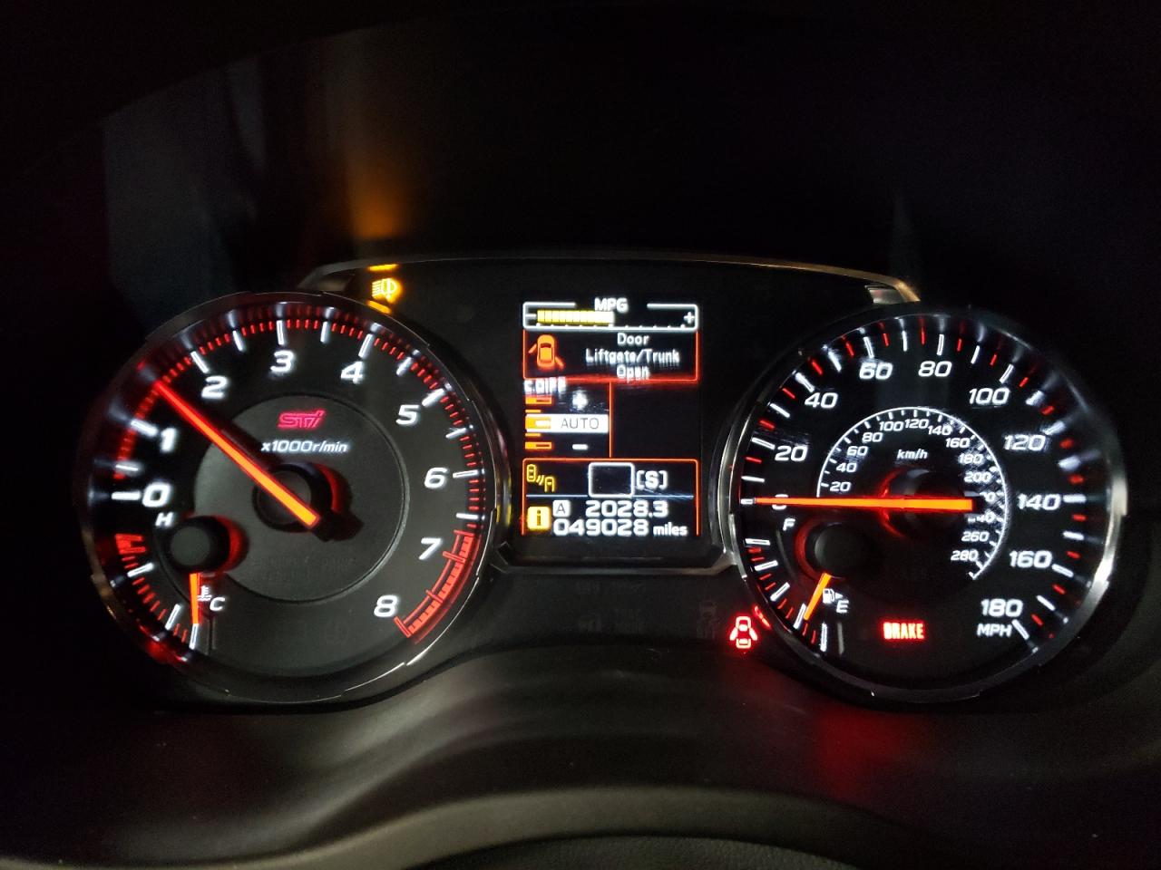 2018 Subaru WRX VIN JF1VA2T65J9816008 Copart auction photo, front end / rear end damage thumbnail 9