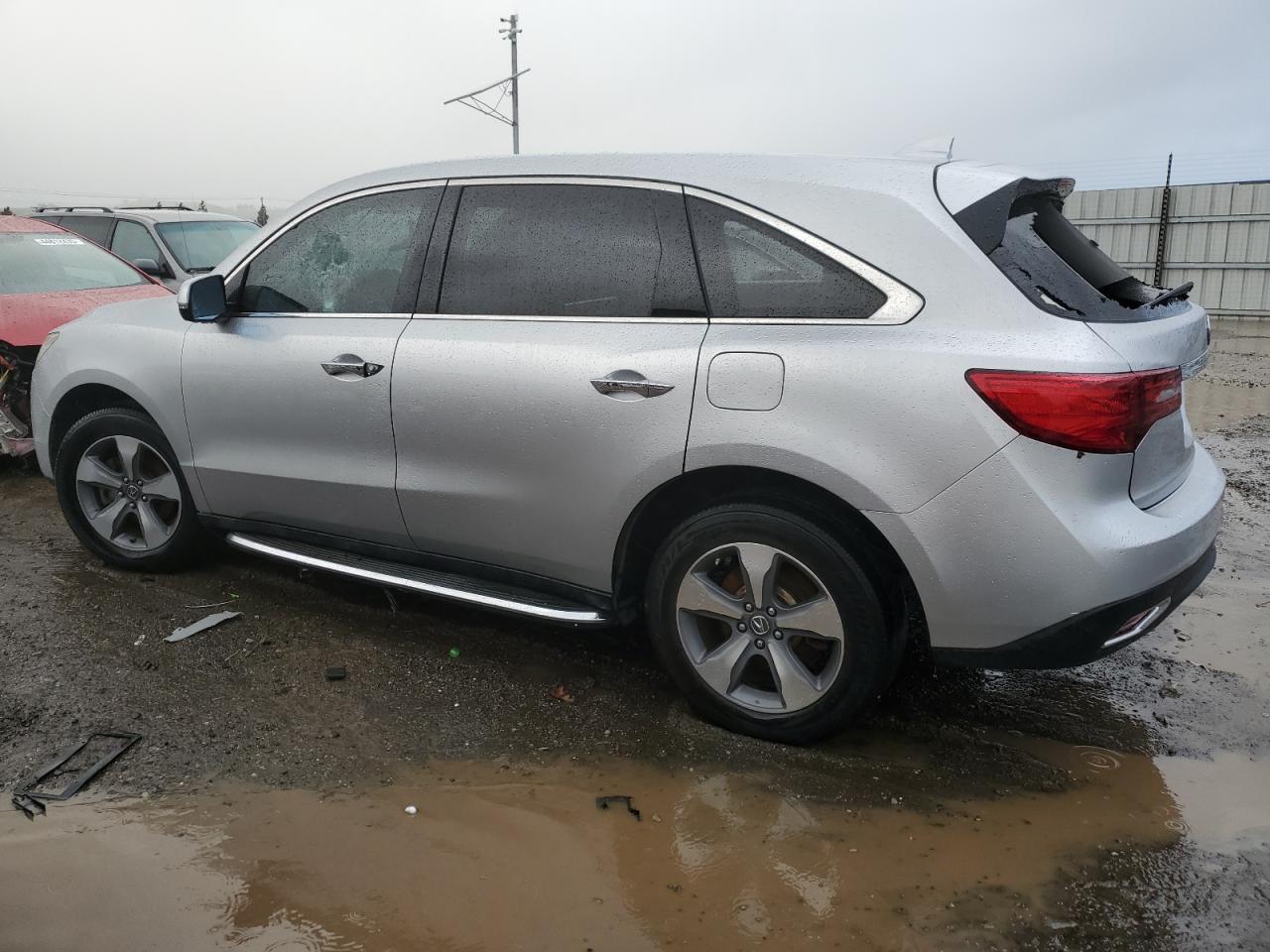 2014 Acura MDX VIN 5FRYD4H21EB029163 Copart auction photo, top/roof damage thumbnail 2