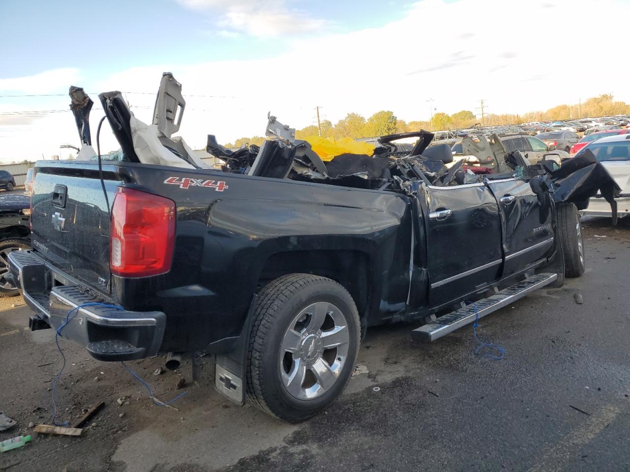 2017 Chevrolet Silverado VIN 3GCUKSEC3HG450324 Copart auction photo, all over damage thumbnail 3