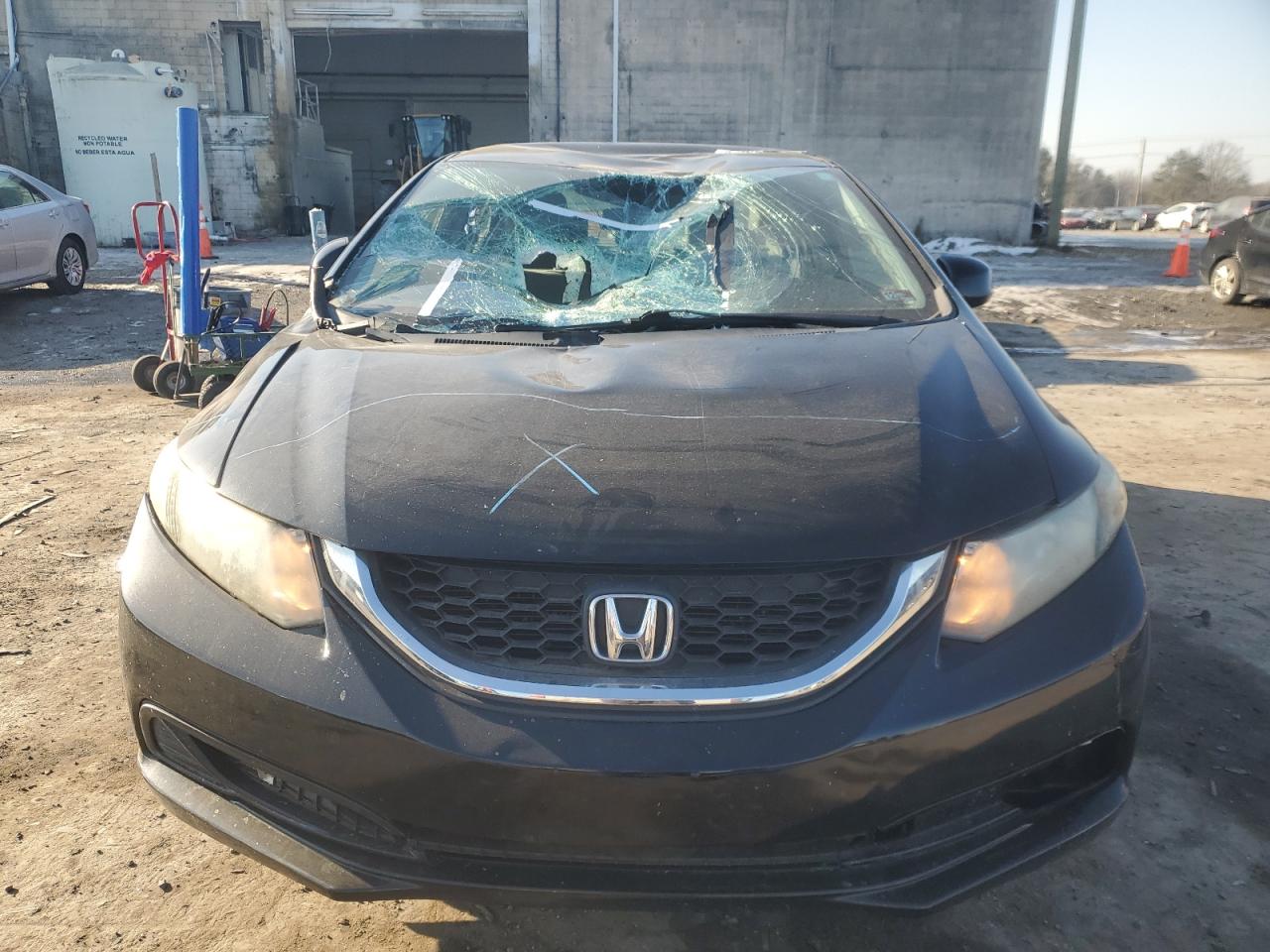 2013 Honda Civic VIN 19XFB2F56DE207475 Copart auction photo, front end / minor dent/scratches damage thumbnail 5