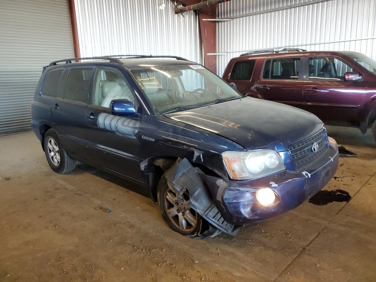 2003 Toyota Highlander VIN JTEHF21A530143059 Copart auction photo, front end damage thumbnail 4