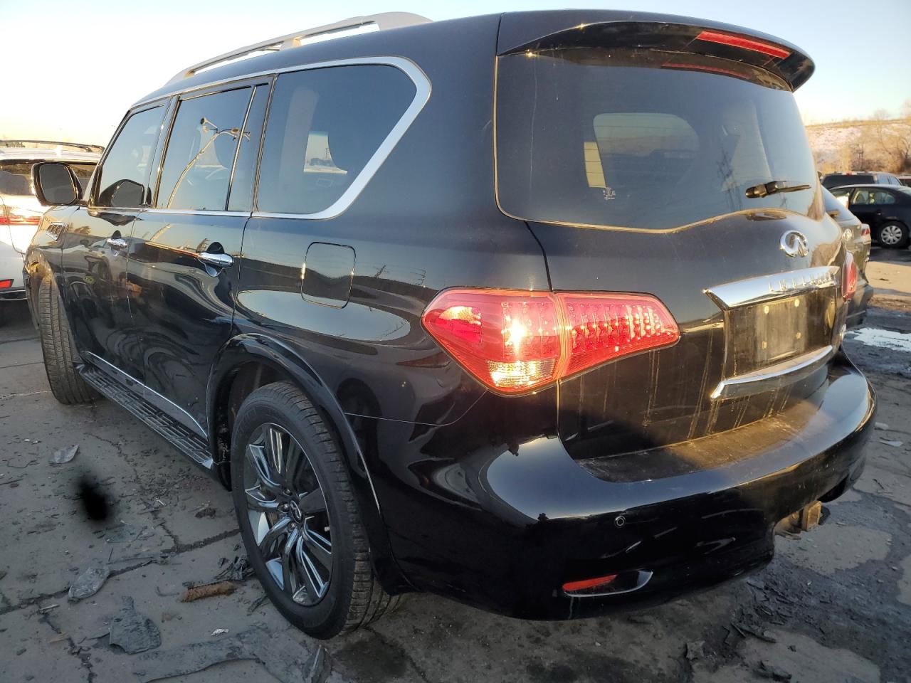 2013 Infiniti QX56 VIN JN8AZ2NC3D9330777 Copart auction photo, front end damage thumbnail 2