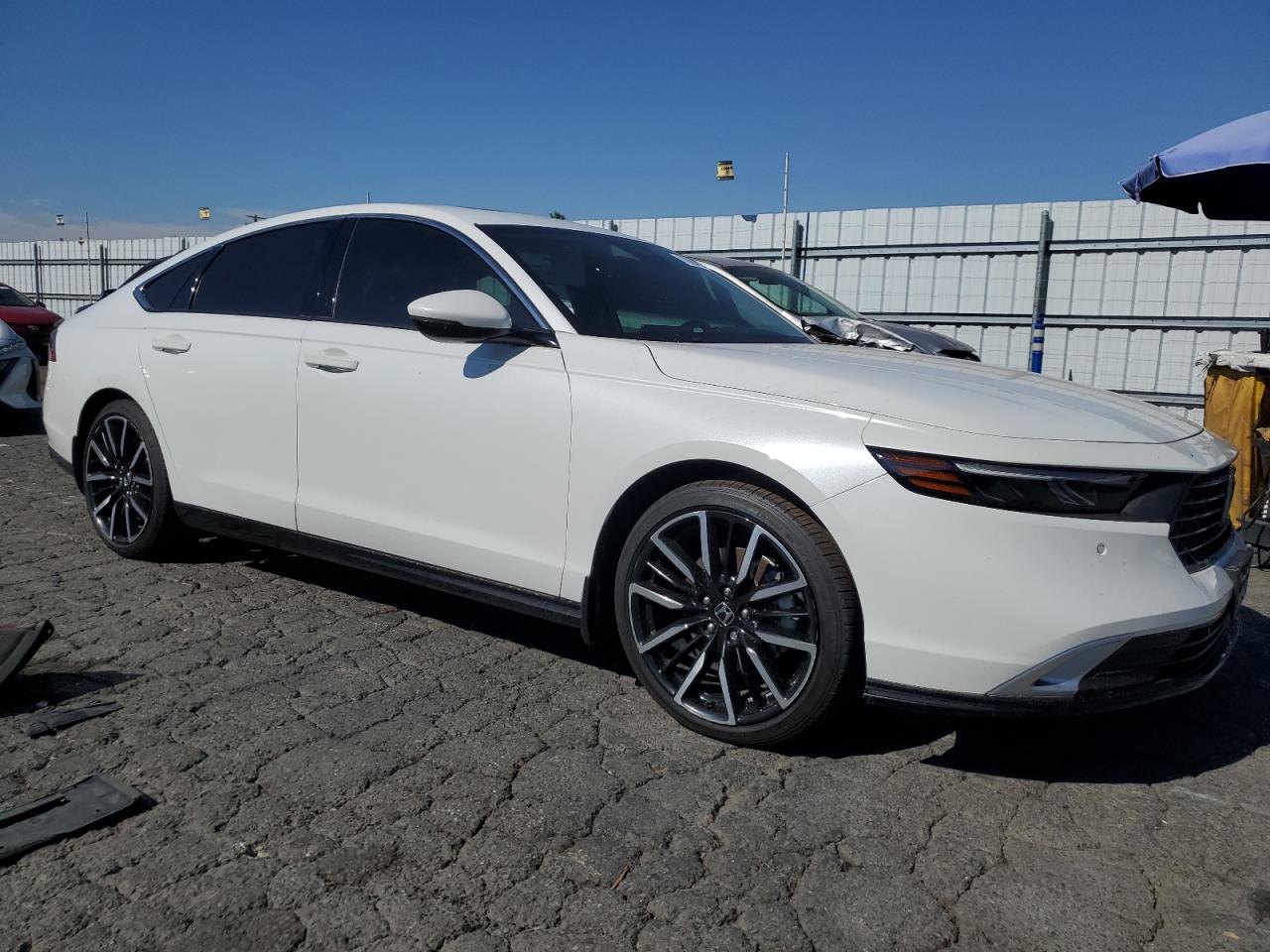 2023 Honda Accord VIN 1HGCY2F8XPA030370 Copart auction photo, side damage thumbnail 4
