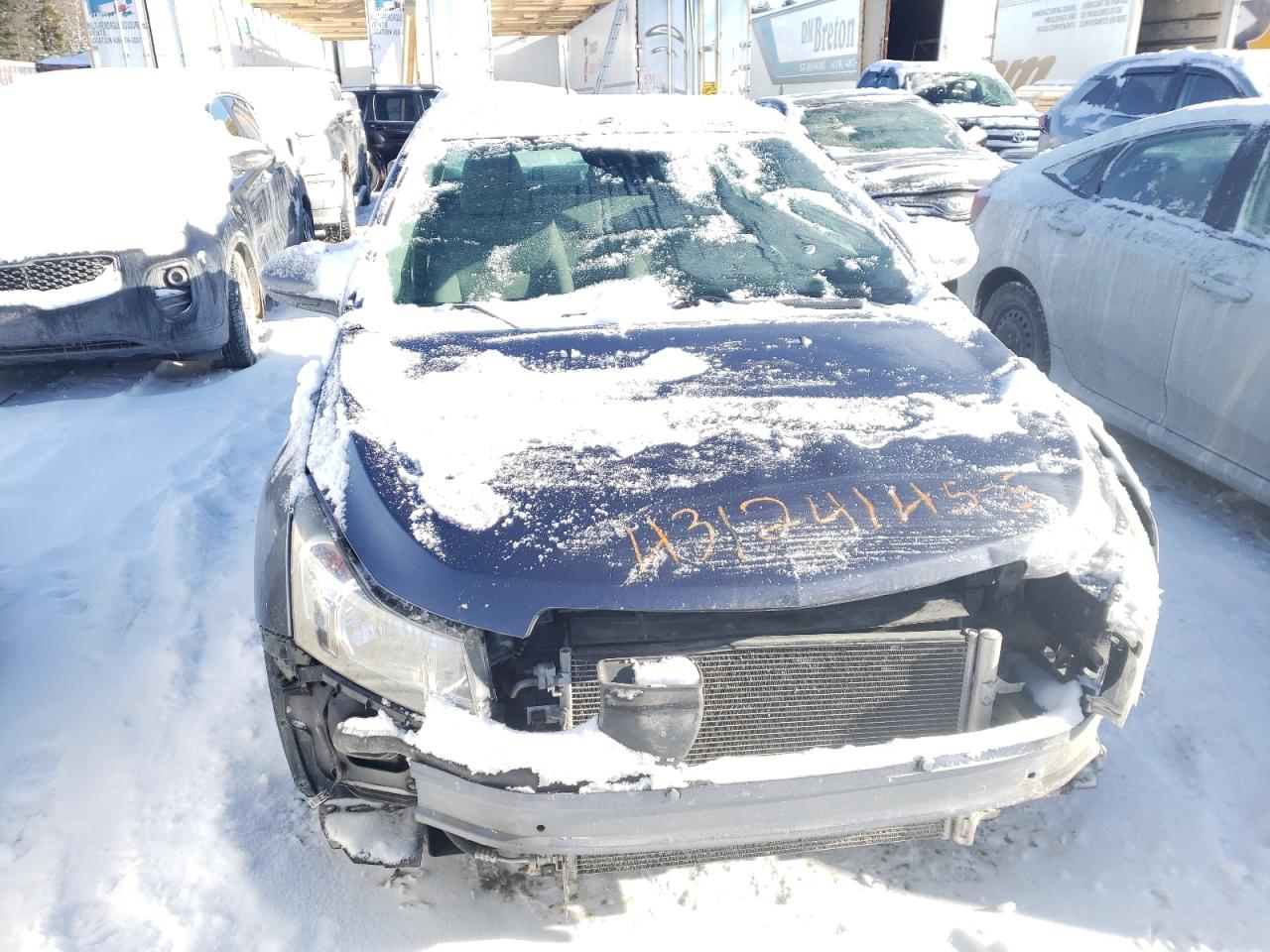 2014 Chevrolet Cruze VIN 1G1PC5SB8E7354079 Copart auction photo, front end damage thumbnail 5
