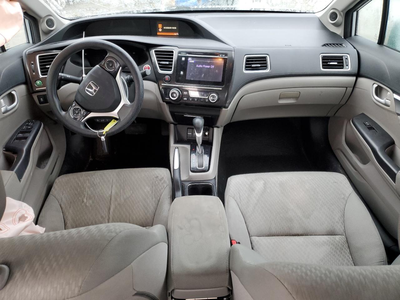 2014 Honda Civic VIN 2HGFB2F83EH542307 Copart auction photo, side / front end damage thumbnail 8