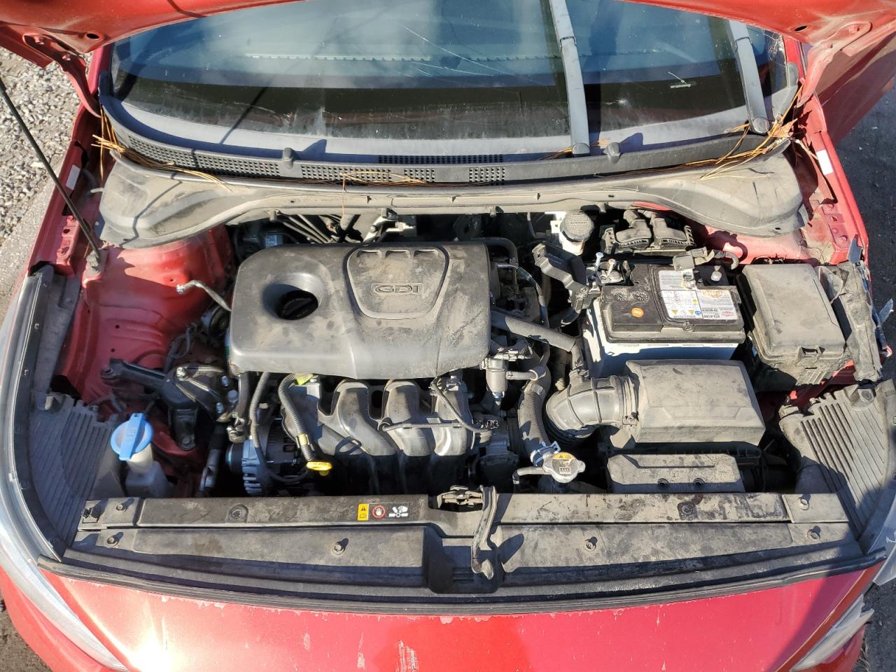 2018 Hyundai Accent VIN 3KPC24A35JE007073 Copart auction photo, front end / side damage thumbnail 13