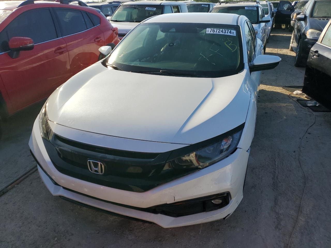 2021 Honda Civic VIN 2HGFC2F88MH545182 Copart auction photo, water/flood / front end damage thumbnail 5