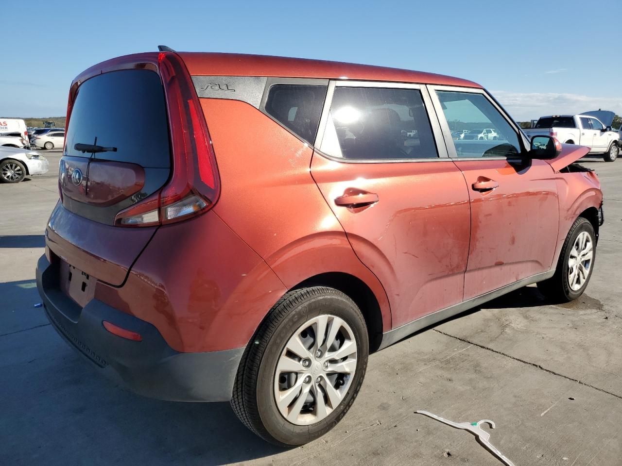 2021 KIA Soul VIN KNDJ23AUXM7756823 Copart auction photo, front end damage thumbnail 3