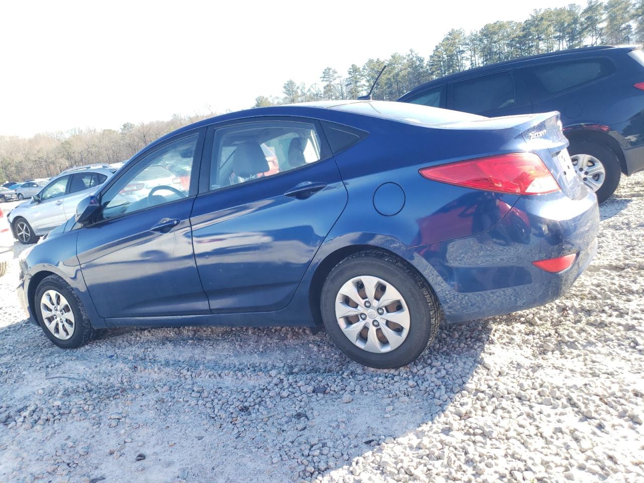 2015 Hyundai Accent VIN KMHCT4AE7FU898244 Copart auction photo, minor dent/scratches damage thumbnail 2