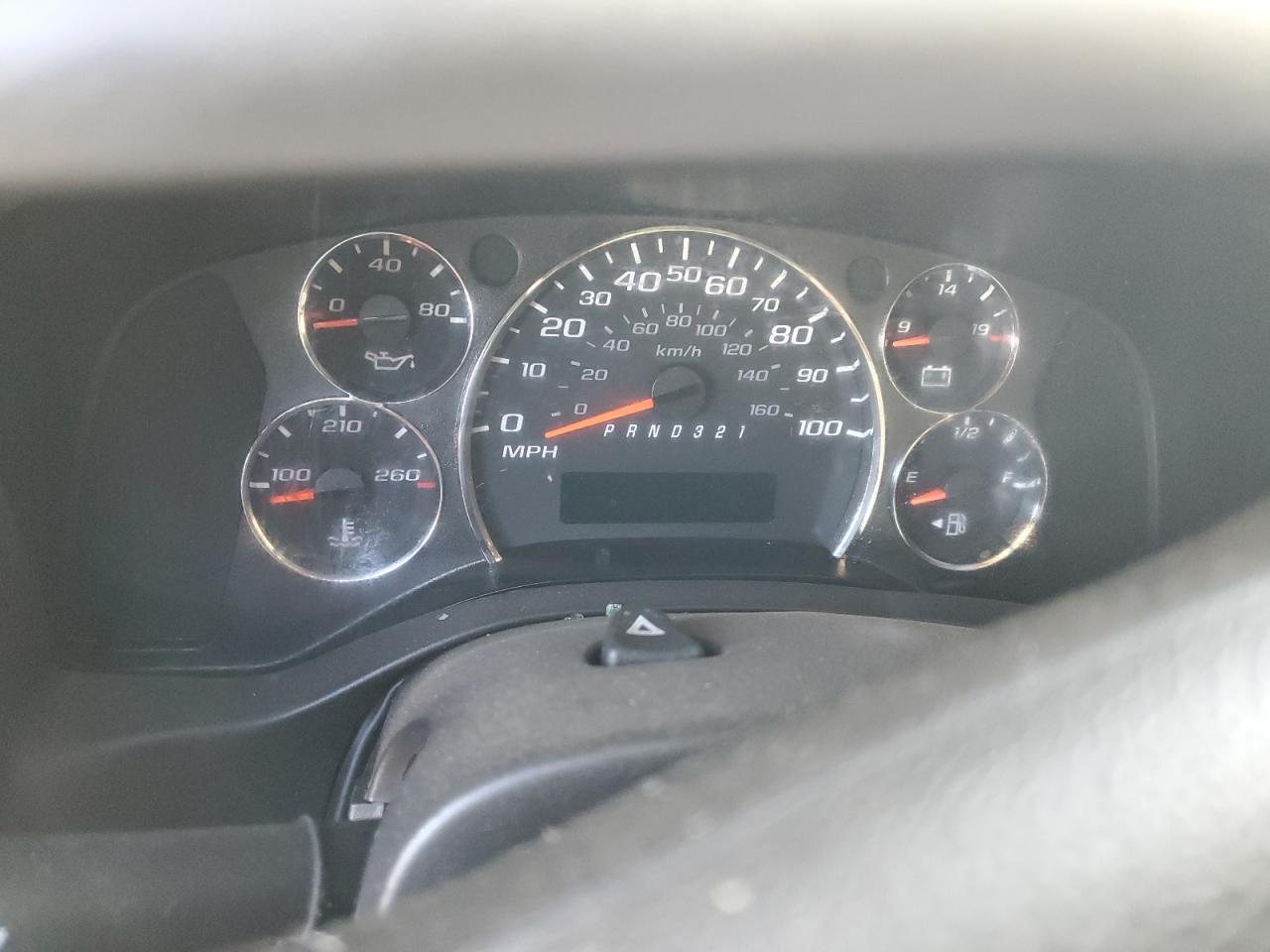 2014 Chevrolet Express VIN 1GCSGAFX9E1156649 Copart auction photo, side / front end damage thumbnail 9