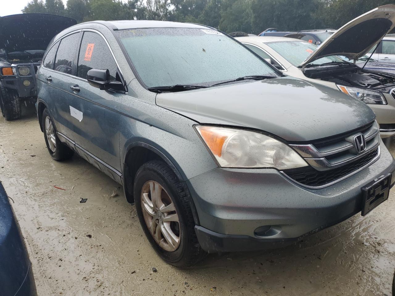 2011 Honda CR-V VIN JHLRE4H52BC014762 Copart auction photo, water/flood damage thumbnail 4