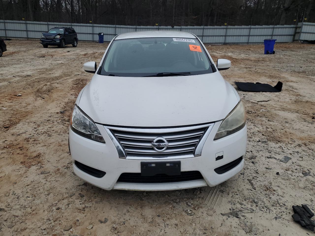 2014 Nissan Sentra VIN 3N1AB7AP8EL664546 Copart auction photo, rear end / undercarriage damage thumbnail 5