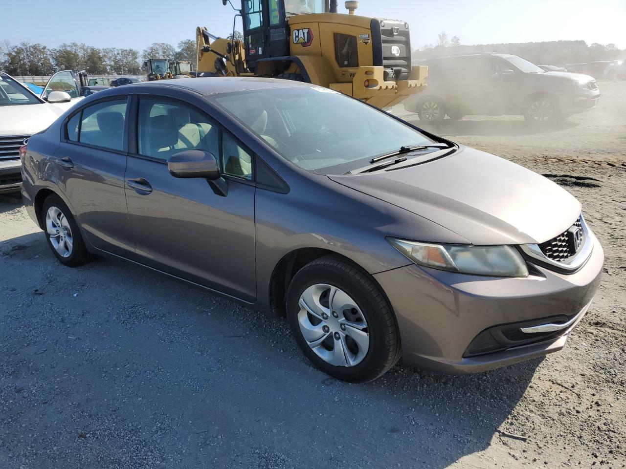 2014 Honda Civic VIN 19XFB2F50EE218215 Copart auction photo, rear end damage thumbnail 4