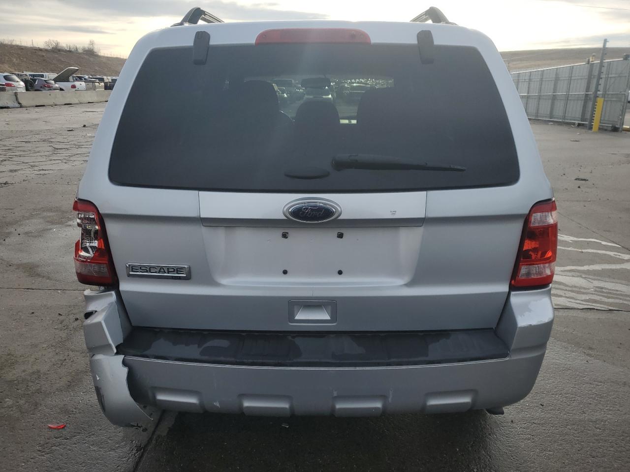 2012 Ford Escape VIN 1FMCU9D76CKB93787 Copart auction photo, rear end / hail damage thumbnail 6
