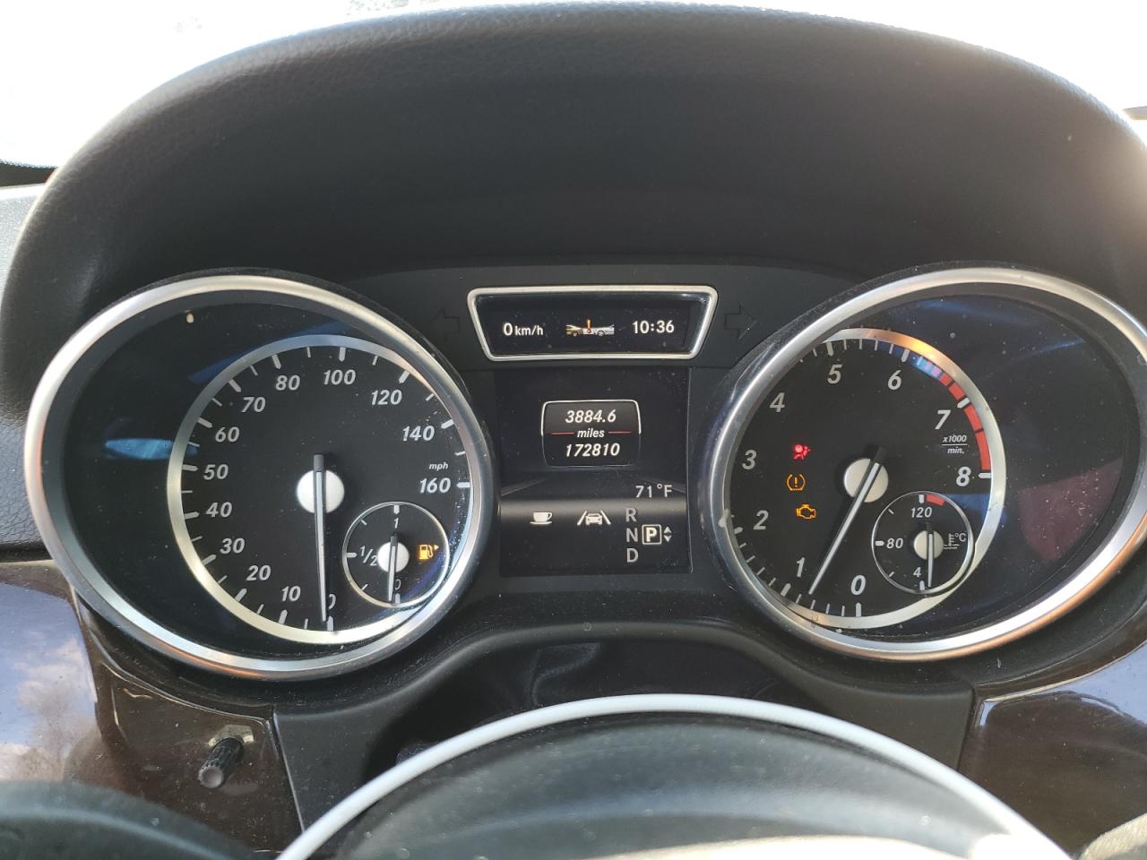 2013 Mercedes-Benz M-klasse VIN 4JGDA5JB8DA163518 Copart auction photo, rear end damage thumbnail 9