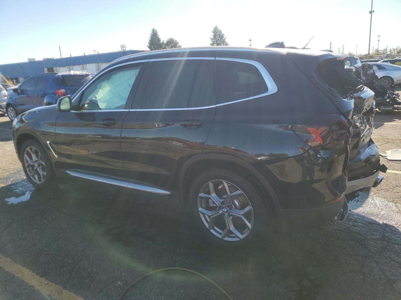 2022 BMW X3 VIN 5UX53DP09N9M50466 Copart auction photo, rear end damage thumbnail 2