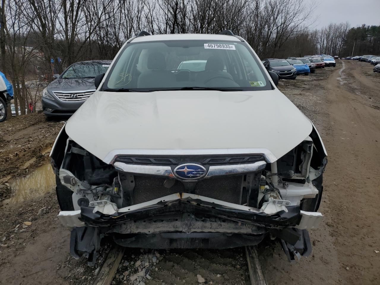 2018 Subaru Forester VIN JF2SJABCXJH417522 Copart auction photo, front end / mechanical damage thumbnail 5