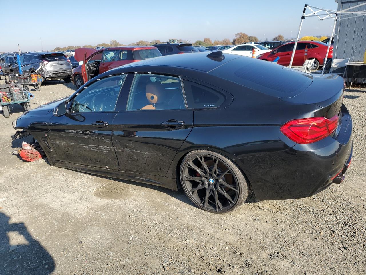 2018 BMW 4er VIN WBA4J3C55JBG96724 Copart auction photo, front end / undercarriage damage thumbnail 2