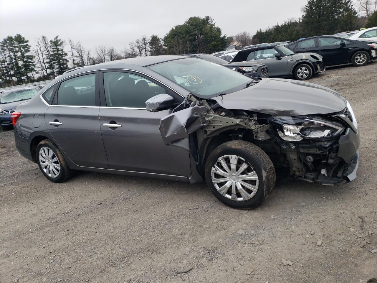 2016 Nissan Sentra VIN 3N1AB7AP9GY232344 Copart auction photo, front end / minor dent/scratches damage thumbnail 4