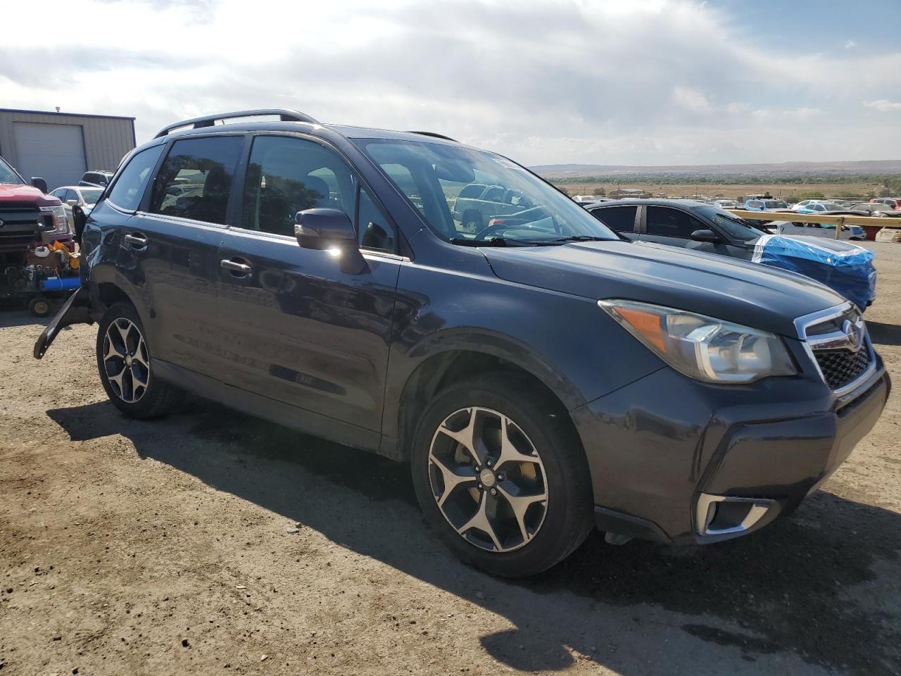 2014 Subaru Forester VIN JF2SJGMC5EH547309 Copart auction photo, rear end / side damage thumbnail 4