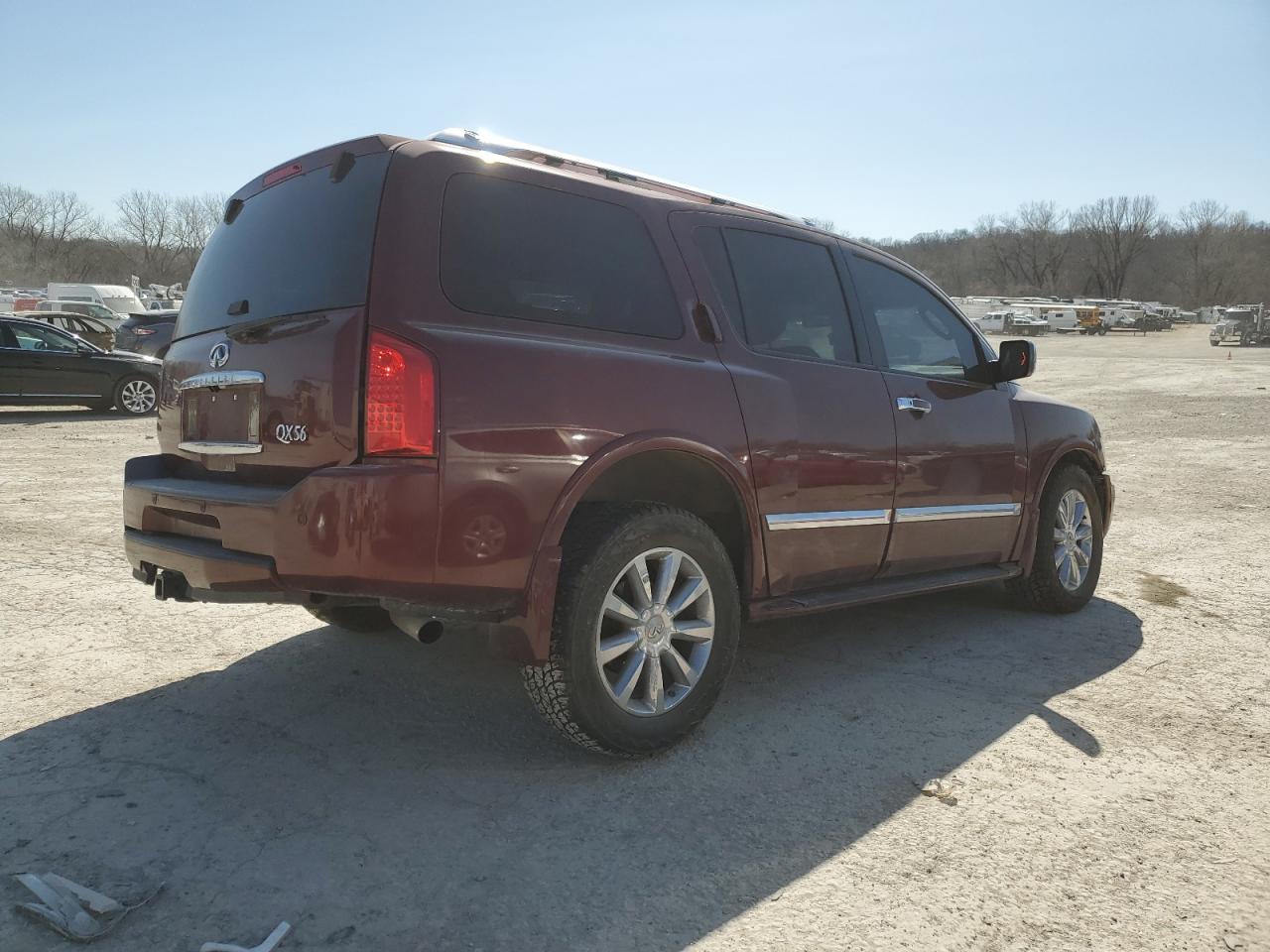 2009 Infiniti QX56 VIN 5N3AA08C69N902414 Copart auction photo, front end / undercarriage damage thumbnail 3