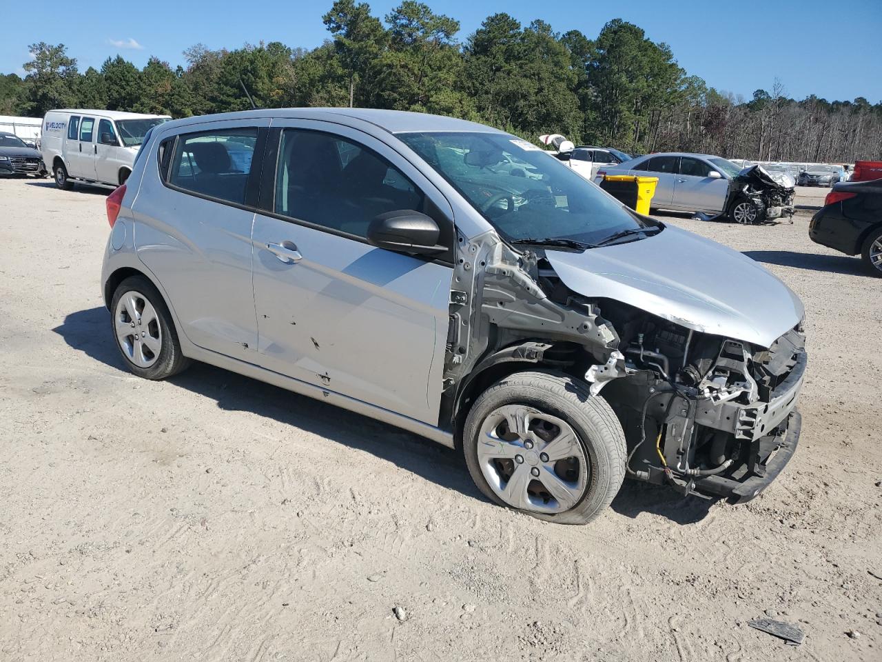 2021 Chevrolet Spark VIN KL8CB6SA9MC704923 Copart auction photo, front end damage thumbnail 4