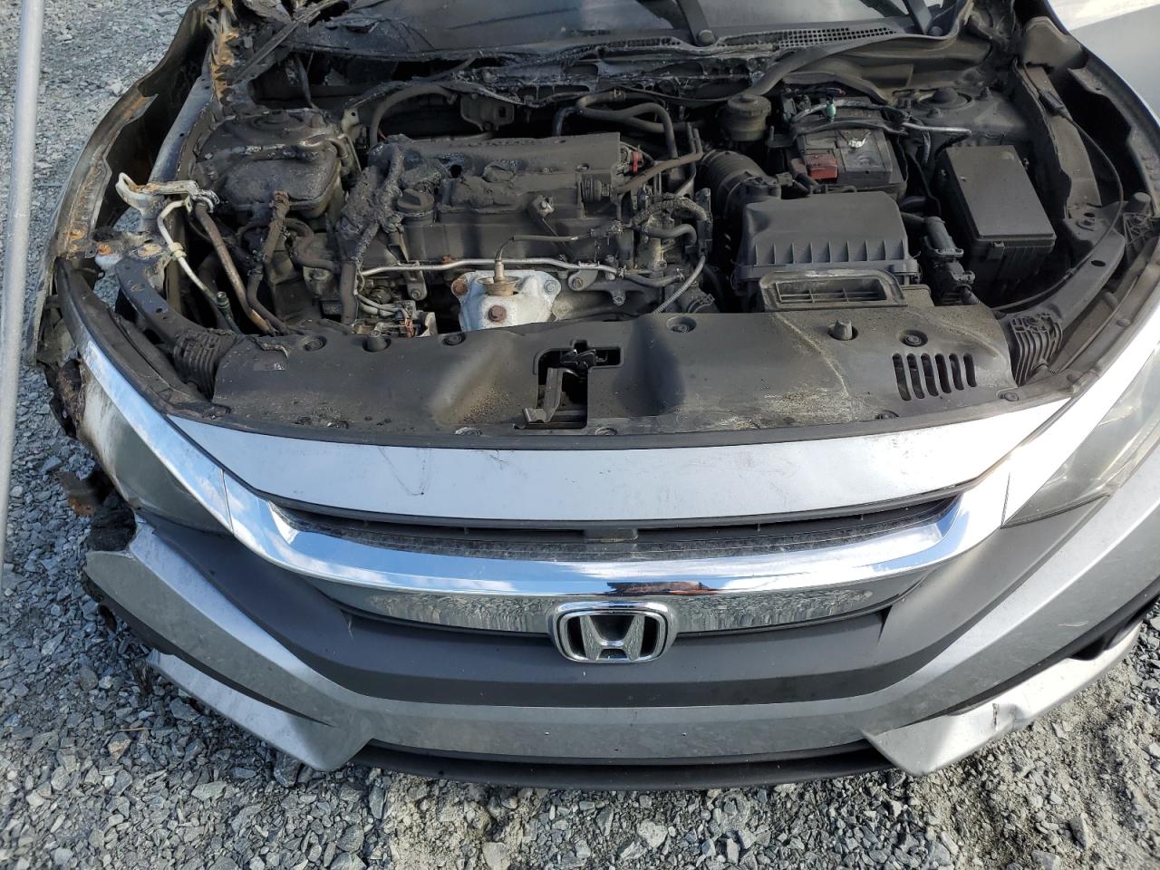 2017 Honda Civic VIN 2HGFC2F88HH025957 Copart auction photo, burn damage thumbnail 11