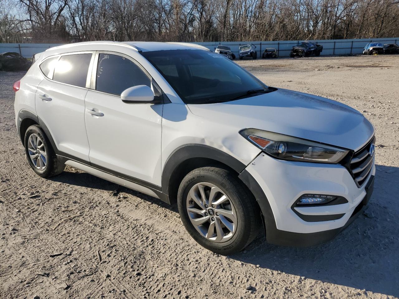 2018 Hyundai Tucson VIN KM8J3CA41JU612261 Copart auction photo, all over damage thumbnail 4
