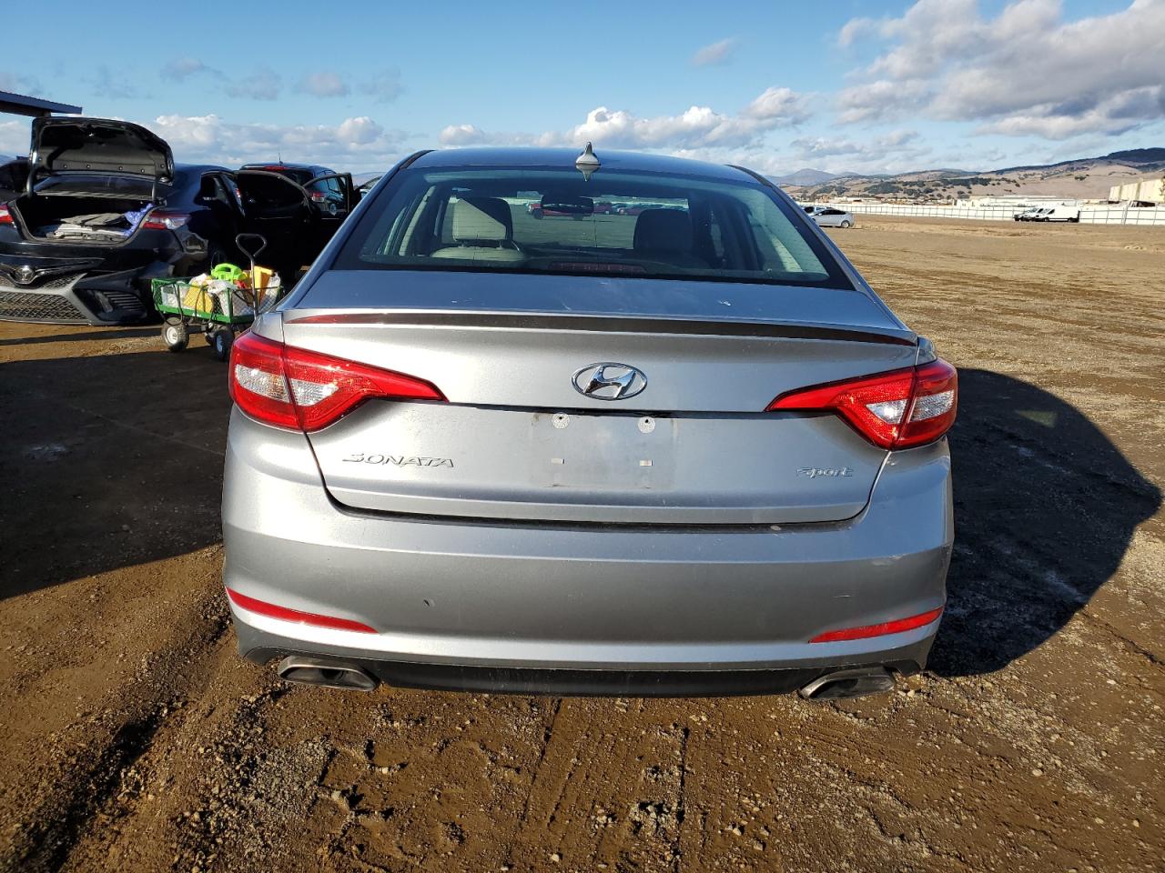2016 Hyundai Sonata VIN 5NPE34AF1GH408981 Copart auction photo, front end damage thumbnail 6